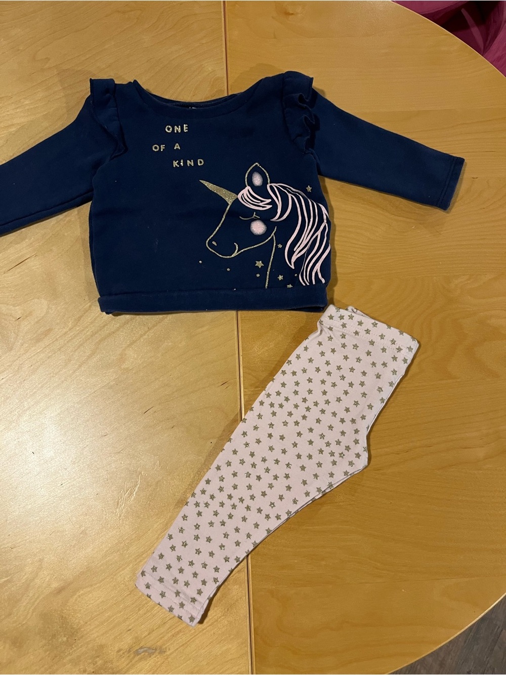 Carter's 2-Piece Unicorn Sweatshirt and Leggings Set, 9 Months
